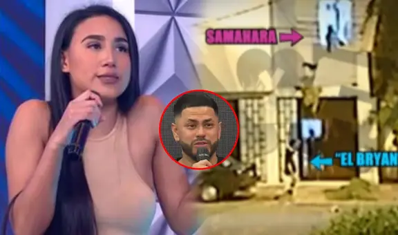 Samahara Lobatón tira la ropa de Bryan Torres por la ventana de su casa tras pelea