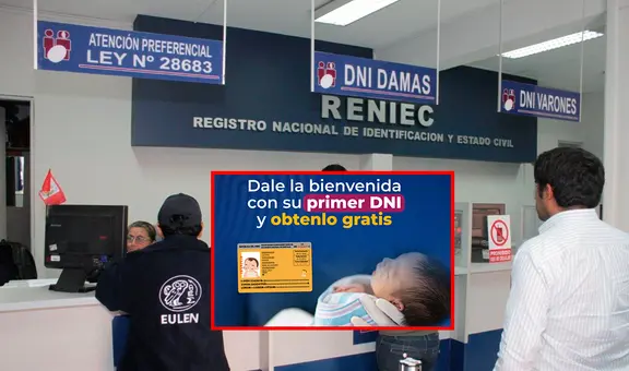 Reniec anuncia DNI gratuitos para los recién nacidos: ¿hasta cuándo y cómo tramitarlo?