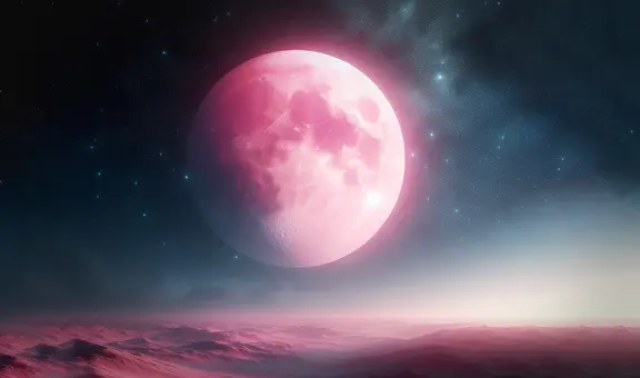 Descubre cómo, cuándo y a qué hora observar la Luna Rosa en Venezuela esta noche EN VIVO