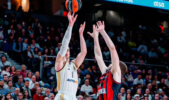 ¡Dominante! Real Madrid ganó 90-74 a Baskonia en el juego 1 de los Playoffs de la Euroliga de Basket