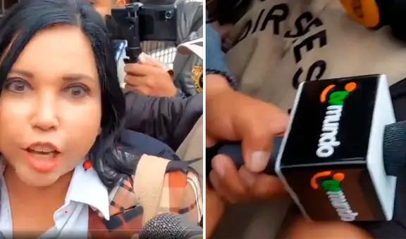 Ministra de Turismo se altera e intenta quitar micrófono a periodista: "Soy madrina de Cusco"