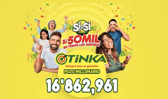 La TINKA, sorteo vía Intralot: mira los NÚMEROS GANADORES del pozo millonario del 24 de abril