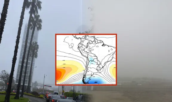 Senamhi advierte neblina y lloviznas en Lima y regiones por aproximación del anticiclón del Pacífico