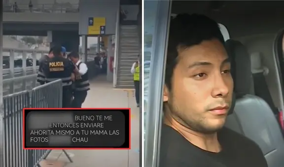 Sujeto que amenazaba a expareja con difundir fotos íntimas es capturado en el Metropolitano