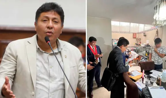 Fiscalía vuelve a allanar casas y oficinas del congresista Raúl Doroteo por el caso mochasueldos