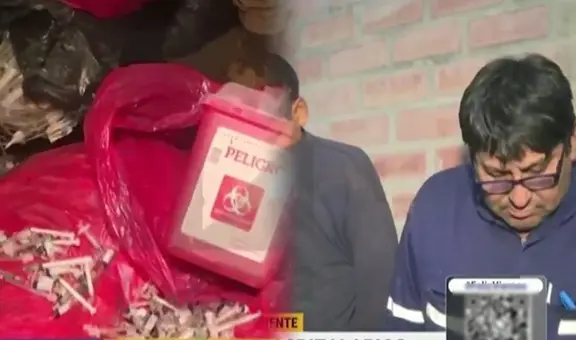 Puente Piedra: desarticulan banda que convertía residuos hospitalarios en botellas de plástico