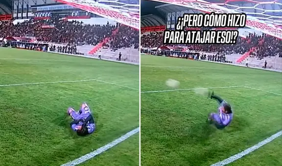 La espectacular atajada del arquero de César Vallejo estando lesionado que impresiona al mundo