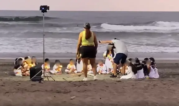 Lurín: menor queda en UCI por quemaduras tras sesión fotográfica con una fogata en la playa