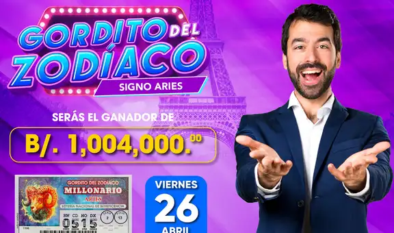 Lotería Nacional de Panamá HOY EN VIVO, 26 de abril: resultados del Gordito del Zodiaco, vía Telemetro