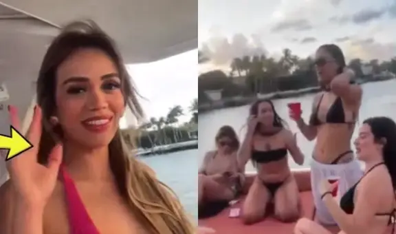 Mayra Goñi responde tras salir en grabación con mujeres en yate: "No entendía lo que pasaba"