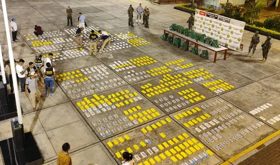 Vraem: mochileros abandonan casi una tonelada de cocaína al notar a la Policía