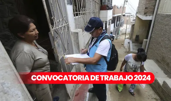 ¡Trabaja en INEI! Entidad ofrece 56 empleos a nivel nacional con sueldos de S/2.300