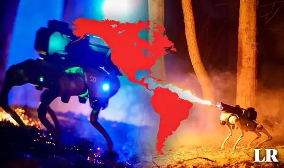 El único perro robot con lanzallamas del mundo se vende en América y no es considerado un arma de fuego