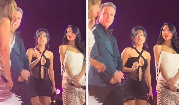 Filtran FUERTE discusión entre Thalía y Becky G sobre el escenario de los Latin AMA's