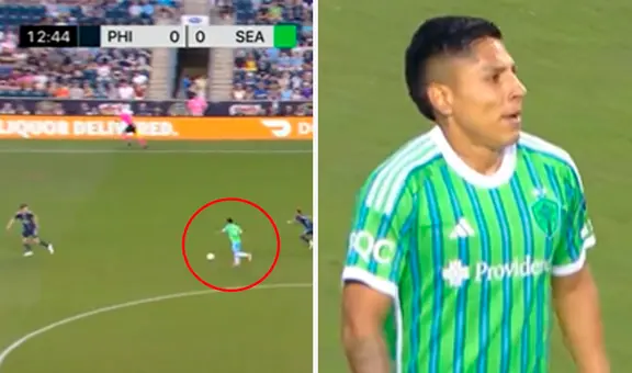 Raúl Ruidíaz desató la locura en la MLS con espectacular golazo de media cancha con Seattle Sounders