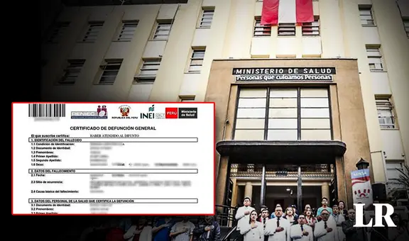 Minsa: desde el 1 de mayo personal de salud accederá a certificados de defunción solo con DNI electrónico