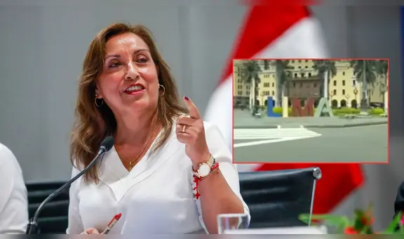 Restringen acceso a la Plaza de Armas tras anuncio de movilización contra Dina Boluarte
