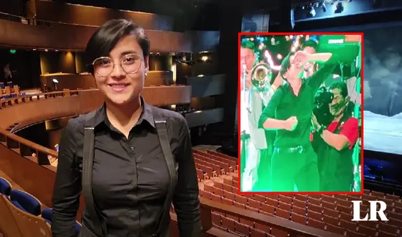 Adel Tarazona, la joven con discapacidad auditiva que brilló como intérprete de LSP en concierto de Armonía 10