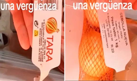 Español cuestiona que supermercado en su país venda cebollas importadas de Perú: “¿Y nuestra agricultura?”