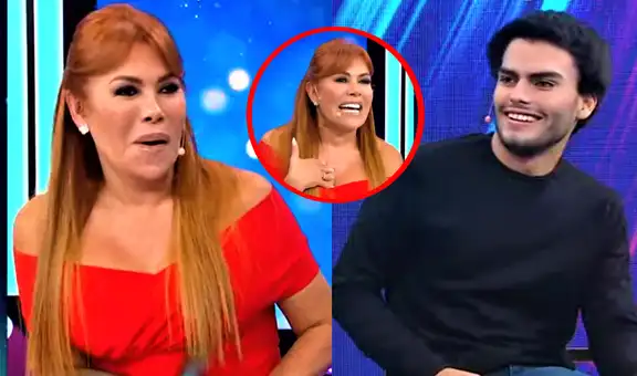 Magaly Medina pasa incómodo momento con comentario del hijo de Pedro Suárez-Vértiz