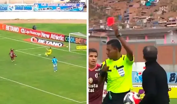 Fabián Bustos fue expulsado tras airado reclamo, luego del gol de ADT ante Universitario por el Torneo Apertura