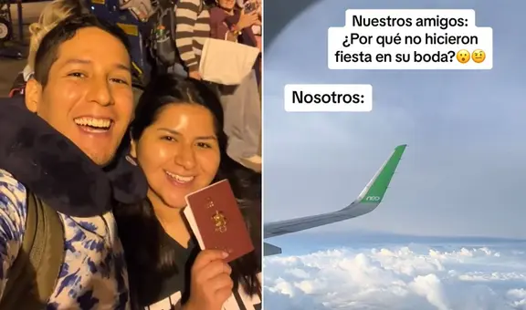 Novios no realizaron fiesta de matrimonio y prefirieron irse de viaje: “Igual van a criticar”