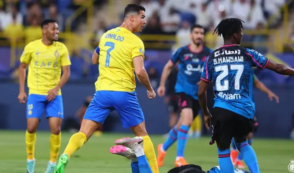 Con hat-trick de Cristiano Ronaldo, Al-Nassr goleó 6-0 al Al-Wehda por la liga saudí y mete presión al líder