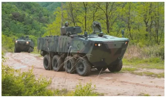 Corea del Sur confirma que venderá 30 blindados 8x8 al Ejército peruano