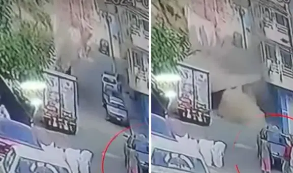 Independencia: derrumbe de muro aplasta 3 autos y dueños piden ayuda para recuperar vehículos