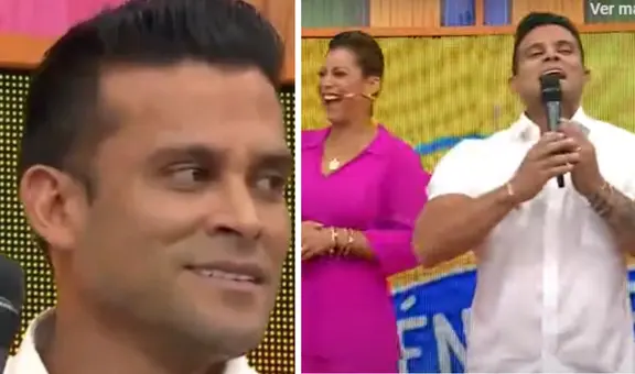 ¿Christian Domínguez volvió a la conducción junto a Karla?: cantante aparece en programa de Panamericana