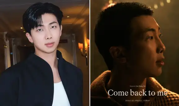 ¿RM, de BTS, protagonizará una película? Todo sobre póster 'Come Back to Me' que impactó a ARMY
