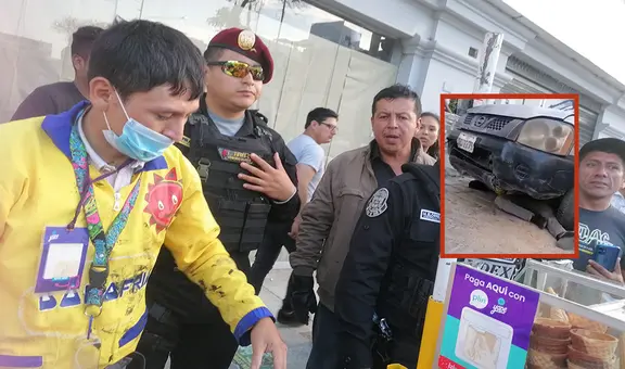 Chiclayo: heladero impide decomiso de su triciclo al colocarse debajo de la camioneta de serenazgo