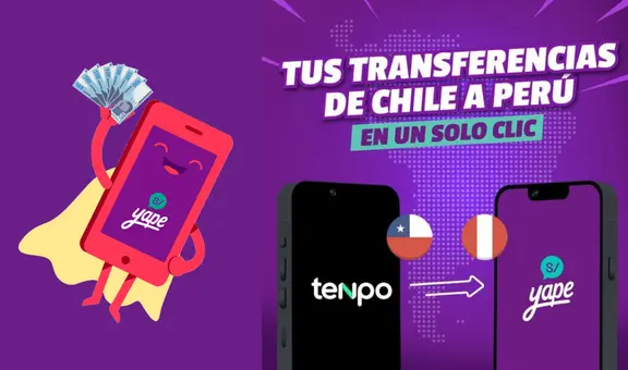 Yapea a Chile gratis: descubre los pasos para enviar dinero hacia la billetera Teenpo