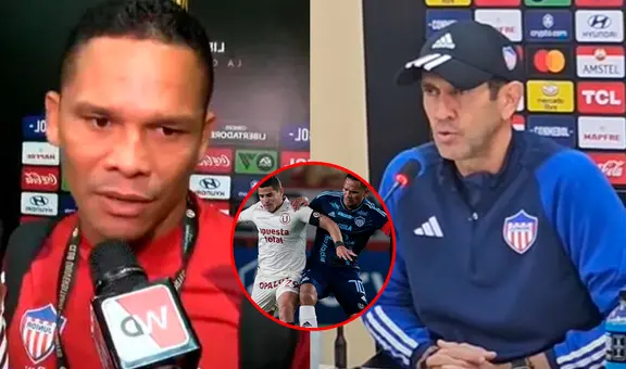 DT de Junior contradice a Bacca y deja firme análisis tras empatar con Universitario en Libertadores
