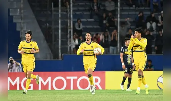 Con golazo de Cavani, Boca Juniors ganó 2-1 a Sportivo Trinidense por la Copa Sudamericana 2024