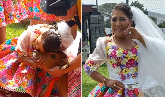 Cantante Martina de los Andes se 'casa' con su ternero tras varias infidelidades: “Me han pagado mal”