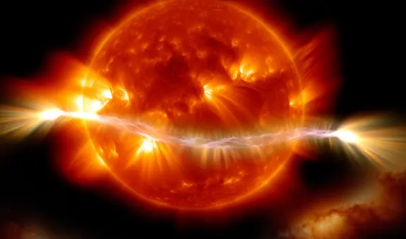 La tormenta geomagnética que impactó en la Tierra fue la más severa en 20 años