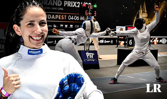 María Luisa Doig, dentista de profesión y medallista en esgrima: brilló en Panamericanos y va por París 2024