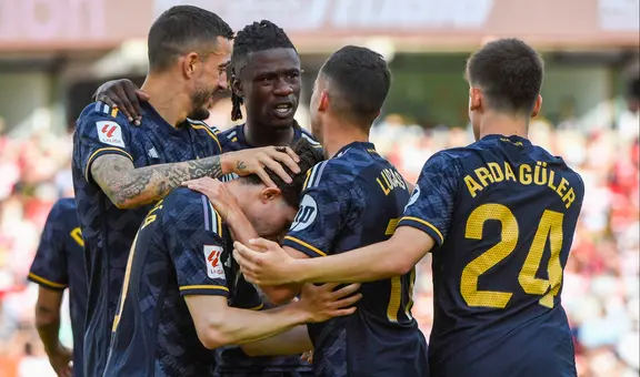¡Campeón imparable! Real Madrid goleó 4-0 a Granada y saca lustre de su título por LaLiga