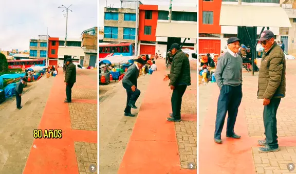 Puneño de 80 años y su profesor de colegio se reencuentran y les dicen: “Lo buscó para que le entregue la tarea”