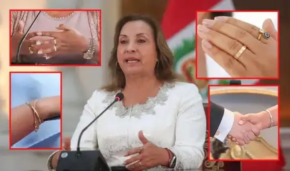 Aretes de oro de Dina Boluarte costaron más de 5.000 dólares: ¿cuál es el precio de sus otras joyas?