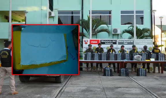 Vraem: PNP incauta casi media tonelada de cocaína pura con marca de delfín