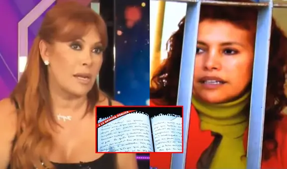 La desgarradora carta que escribió Magaly Medina desde el penal Santa Mónica con pedido incluido