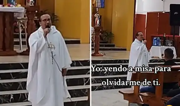 Cura canta icónico tema de Segundo Rosero en plena MISA y usuarios bromean: “Sirvan el vino”