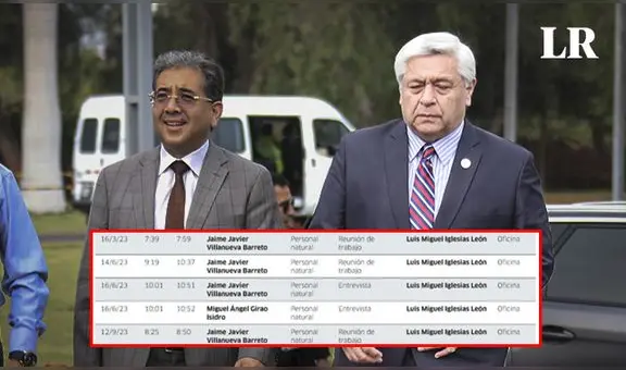 Secretario de la Contraloría tuvo reuniones con Jaime Villanueva y Miguel Ángel Girao