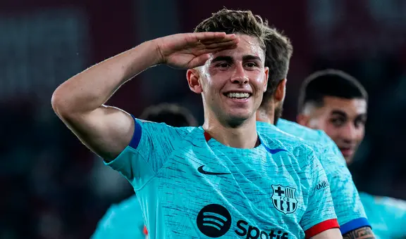 Con un doblete de Fermín López, Barcelona venció 2-0 a Almería por LaLiga de España