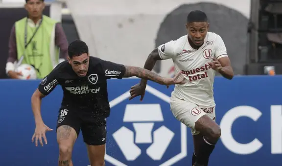 Universitario quedó eliminado de la Copa Libertadores: perdió 1-0 ante Botafogo en el Monumental