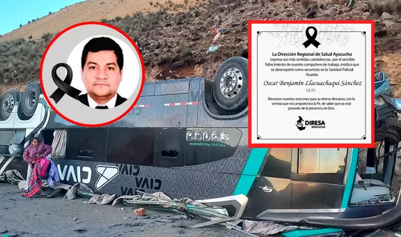 Accidente en Ayacucho: médico fallecido en accidente fue obligado a viajar para pedir documento