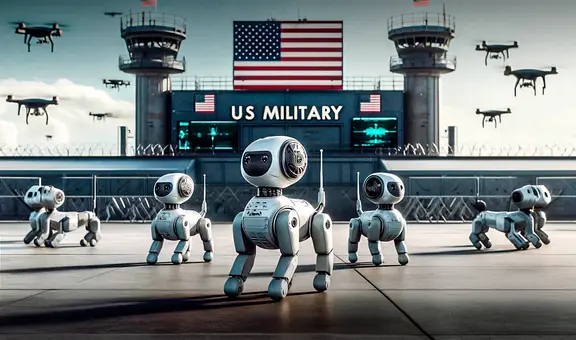 Esta es la futura base militar de Estados Unidos que estará supervisada por robots que cuenten con IA