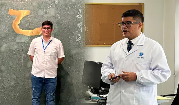 Alejandro Alcas, el médico peruano que estudia becado en China: "El trato al paciente es diferente al del Perú"